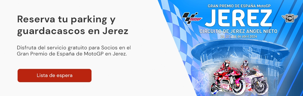 Parking y guardacascos MotoGP Jerez